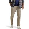Lee Extreme Motion Flat Front Relaxed Taper Pant Pantaloni Casual, Cachi, 40W x 30L Uomo