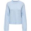 ONLY Onlsimoni L/S O-Neck Pullover Knt Noos, Blu di Cachemire, L