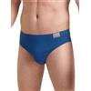 Sloggi Uomo Go Natural Brief C2P, Blue - Dark Combination, L