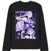 KPop Demon Hunters K-Pop Demon Hunters - Anime Huntrix Huntr/X Unisex Long Sleeve T Shirt, Black, Small
