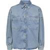 ONLY Onlanni LS Shirt Lb DNM Jacket Cro Giacca, Mix Blu Chiaro, XS Donna