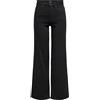 ONLY ONLMADISON Blush HW Wide DNM SOO796 NOOS, denim nero, XS / 34L