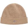 GANT Unisex Shield Wool Beanie, Khaki Mel, Taglia Unica