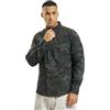 Brandit Slim Fit Shirt Long Sleeve, Color: woodland, Size: M