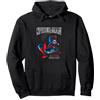 Marvel Natale Spider-Man Get Your Jingle On Felpa con Cappuccio, Unisex per Adulti, Nero, L