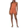 Amazon Essentials Donna Pigiama Corto con Canottiera in Jersey di Maglia