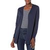 Amazon Essentials Cardigan leggero da donna aperto sul davanti (disponibile in taglie forti), blu navy, XL Plus