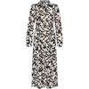 ONLY Onlnova Life Vis L/S Renna Long Dress, Nero, L