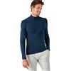 Damart T-Shirt con Collo Alto in Thermolactyl Sensitive, Blu Marino, M Uomo