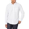 Amazon Essentials Camicia Casual in Popeline a Maniche Lunghe vestibilità Regular Uomo, Lavanda Bianco Righe Verticali, XS