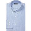 Van Heusen Camicia da uomo, vestibilità regolare, a righe sottili, Blu, 43 cm Collo 91 cm- 94 cm Manica