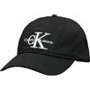 Calvin Klein Cappellino Uomo Monogram Cappellino da Baseball, Nero (Black), Taglia Unica