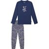 Schiesser Mädchen Schlafanzug Set Pyjama Lang - 100% Organic Bio Baumwolle - Größe 140 bis 176 Set di Pigiama Bambine e Ragazze (Pacco da 1)