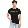Calvin Klein Uomo T-Shirt Maniche Corte Two Tone Institutional Tee Scollo Rotondo