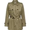 ONLY Onlsusie Life Short Trenchcoat Otw Trench Coat Donna