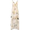 APART Fashion Vestito NAN, Crema-Multicolore, 48 Donna