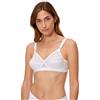 Playtex Reggiseno Senza Ferretto Criss Cross 0165 Donna x1, Bianco, 38/5B