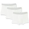 Dagi 3 Pack Slim Fit Boxer, White, L Uomo