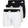 Adidas Boxer Brief (3pk) - Active Flex Cotton 4a1m06 Boxer Corti Uomo (Pacco da 3)