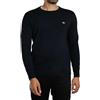 GANT CLASSIC COTTON C-NECK, Maglione Uomo, Blu ( EVENING BLUE ), L