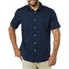Amazon Essentials Uomo Camicia in Popeline a Maniche Corte Slim