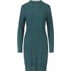 APART Fashion Strickkleid Vestito, Verde Scuro, 46 Donna