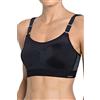 Triumph Donna Triaction Control Lite W01 EX, Minimizer sports bra, BLACK, 7C