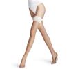 FALKE Lunelle 8 DEN W Stu trasparenti velati tinta unita 1 paio, Autoreggenti Donna, Effetto pelle Powder/Champagne 0999, 10.5-11