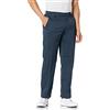 Amazon Essentials Pantaloni da Golf Elasticizzati vestibilità Dritta da Indossare Tutto Il Giorno Uomo, Blu Marino, 42W / 34L