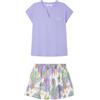 Women'secret Pyjama Short Weekly Hope Pigiama da Donna, Viola, S