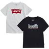 Levi's Boy's T-Shirt 2 Pack T-Shirt Bambini e Ragazzi (Pacco da 2)