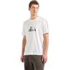 Armani Exchange Maglietta da Uomo Scattered Graphic Elements con Iconic Building Image Regular Fit Tee, off White NY, XL