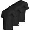 adidas Maglietta da Uomo con Scollo Rotondo (3 Pezzi) - Active Core Cotton Baselayer (3 Pezzi), Black_4am011, L