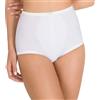 Playtex Guaina Intimo Modellante in Microfibra - Regina di Quadri Donna x1, Bianco, 6/XXL