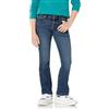 Amazon Essentials Jeans con Fondo a Zampa Elasticizzati Aderenti Bambine e Ragazze, delavé Medio, 10 Anni Slim