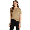 Tommy Hilfiger Donna T-shirt Maniche Corte Slim Cody Scollo Rotondo