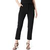 The Drop Pantaloni da Donna Sheilaa Slim Flat Front, Nero, M