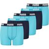 PUMA Boxer, Biancheria Intima Unisex - Bambini e ragazzi, Blu Light, 158-164