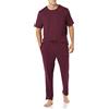 Amazon Essentials Uomo Pigiama con T-Shirt in Cotone Modal e Pantaloni a Tutta Lunghezza