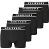 Schiesser Herren 5 Pack Boxershorts Unterwäsche Bio-baumwolle-95/5 Organic Boxer a Pantaloncino, Nero_183213, 5 Uomo