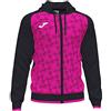 Joma Joma102262.118.L Giacca con Cappuccio Supernova III Nero Fluo Rosa