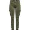 Only Missouri Skinny Cargo Pantaloni con Caviglia, Kalamata, 34W x 32L