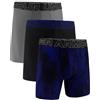 Under Armour Performance Tech Boxerjock - Boxer da 15,2 cm, Stampa Royal Windstream, Confezione da 3, Taglia M