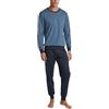 CALIDA Relax Essentials - Pigiama con Polsini Coronet Blue, Taglia 52-54, Coronet Blue., 52-54