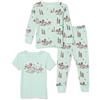 Amazon Essentials Disney | Marvel | Star Wars Set di Pigiama da Notte Attillati in Cotone Bambini e Ragazzi, 3-piece Mickey Winter Set, 11-12 anni