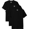 Calvin Klein Uomo T-Shirt Maniche Corte Confezione da 3 Crew Neck Basic, Nero (Black, Black, Black), 3XL