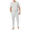 Amazon Essentials Uomo Pigiama con T-Shirt in Cotone Modal e Pantaloni a Tutta Lunghezza