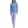 CALIDA Pigiama da Donna, Ortensia Blu, 36-38