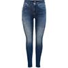 Only Onlblush Mid Sk Ank Raw Rea0730noos Jeans Skinny Donna