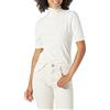 Amazon Essentials Dolcevita Drappeggiato in Cotone Modal con Maniche A Sbuffo Donna